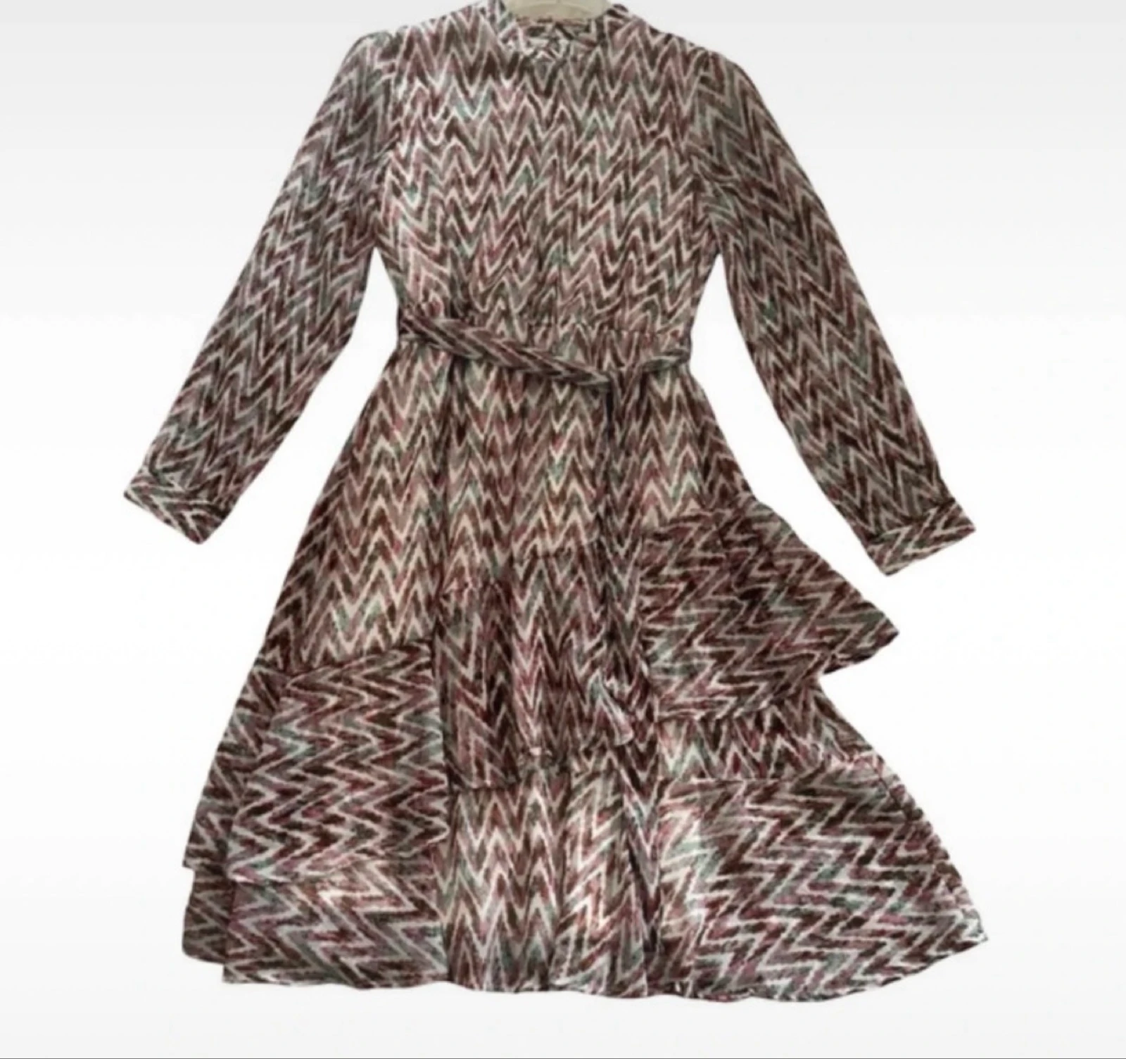 Vestido longo Pigalle com estampa abstrata L – photo 6